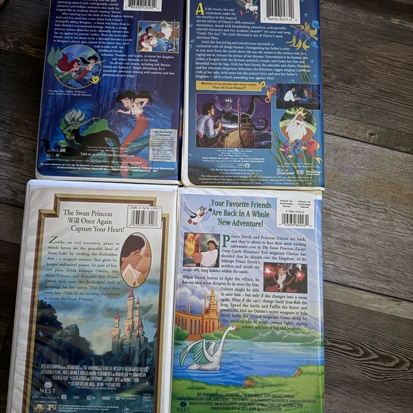 Disney and Warner Bros VHS Collection the little mermaid and the swan princess - Picture 3 of 5